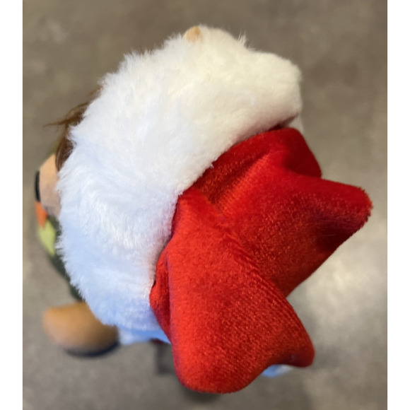 Vintage Annalee Doll Santa Bear Burlap Bag Jolly Christmas - Picture 6 of 12